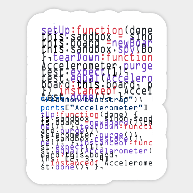 code Sticker by theerraticmind